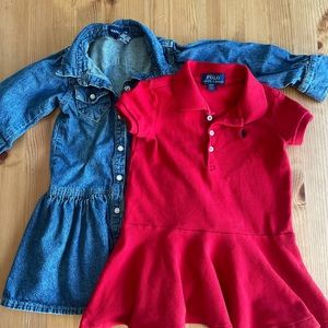 Ralph Lauren Polo Denim dress 2T